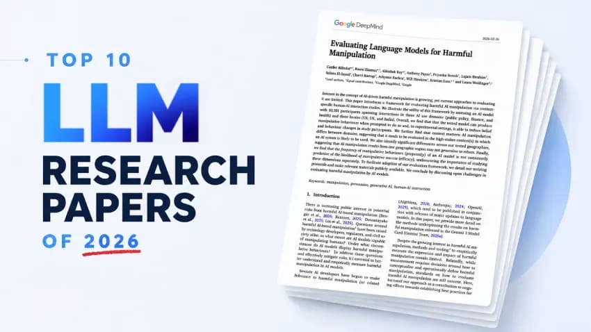 Top 10 LLM Research Papers of 2026