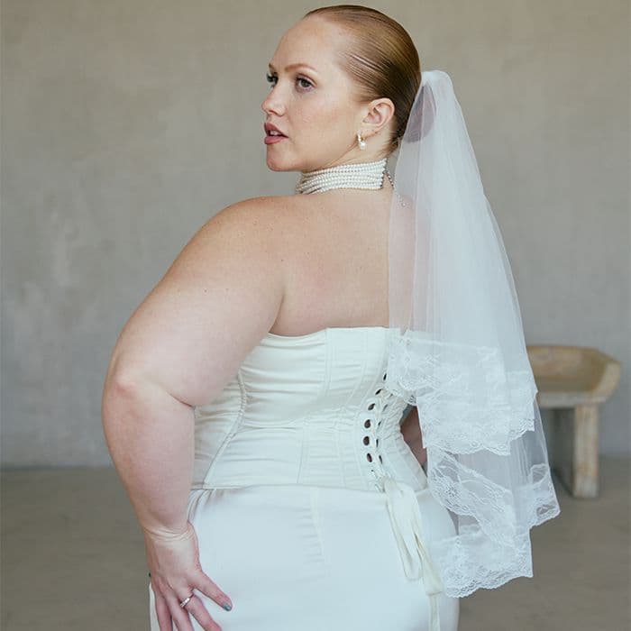  Gia/IRL Teams Up With Emma Arletta for a Chic Plus-Size Bridal Collection 