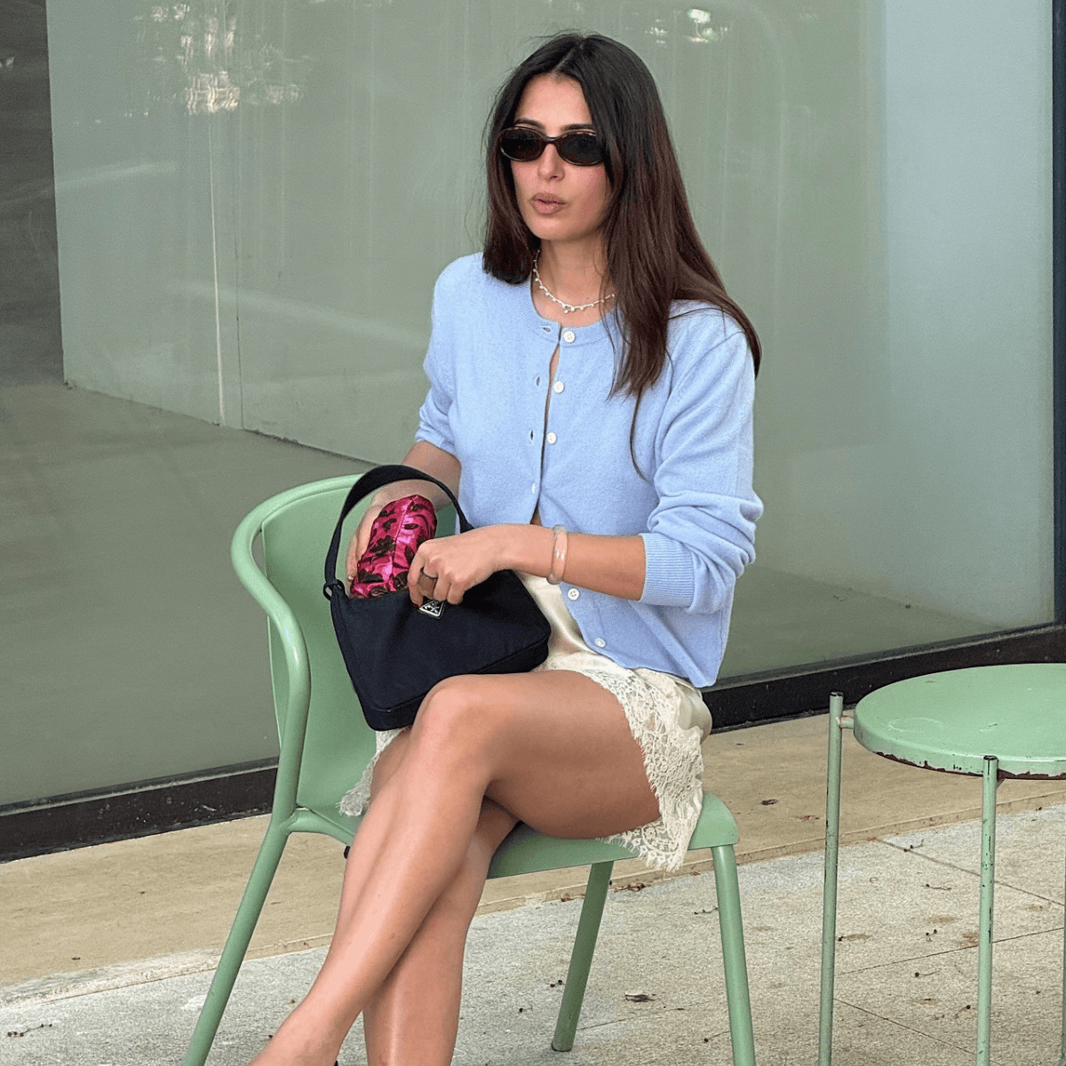 If French Women in Paris Are Wearing Lace this Autumn, It's Exactly Like This