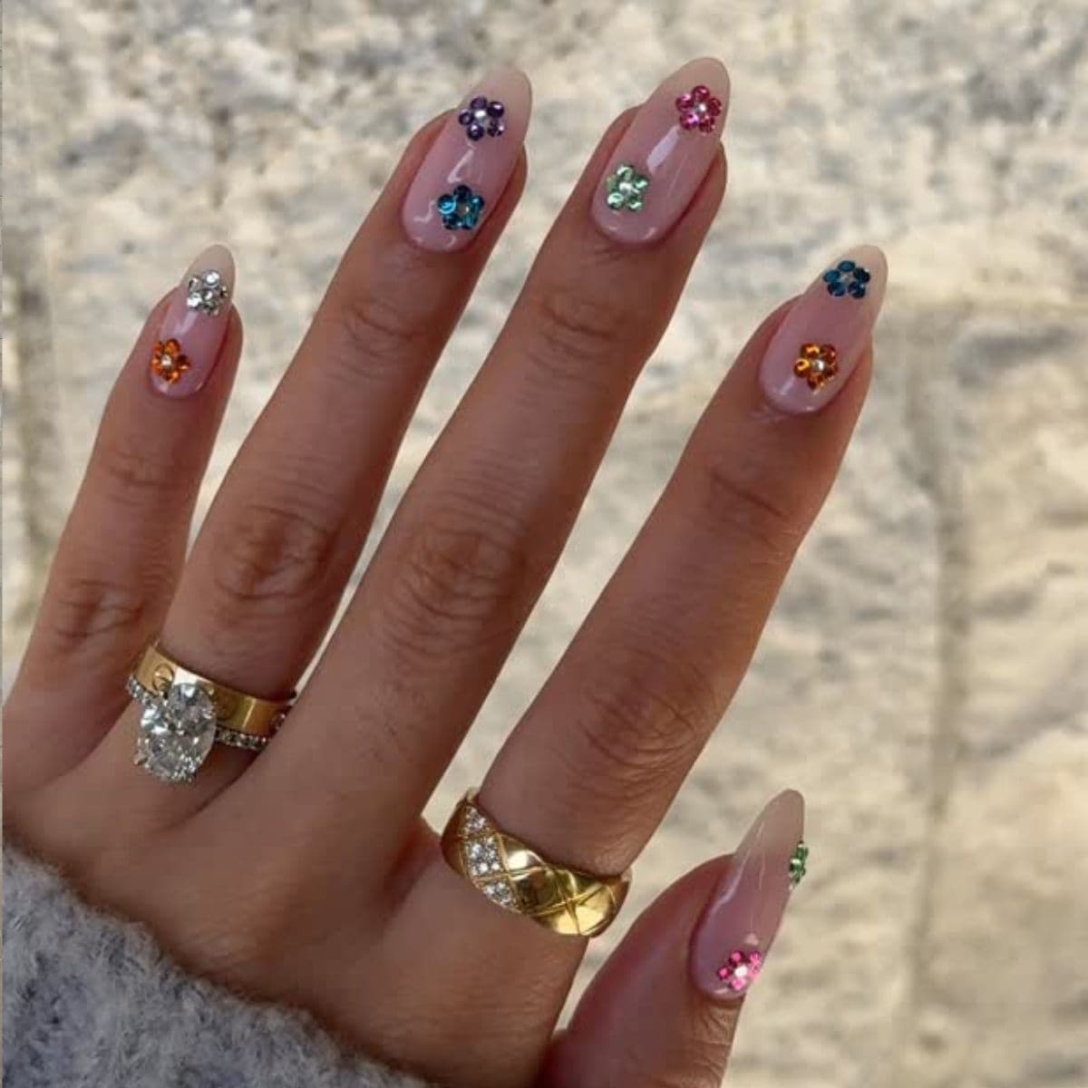  Hold Your Autumn Manicure—the Bedazzling Trend Has Reached Our Nails 
