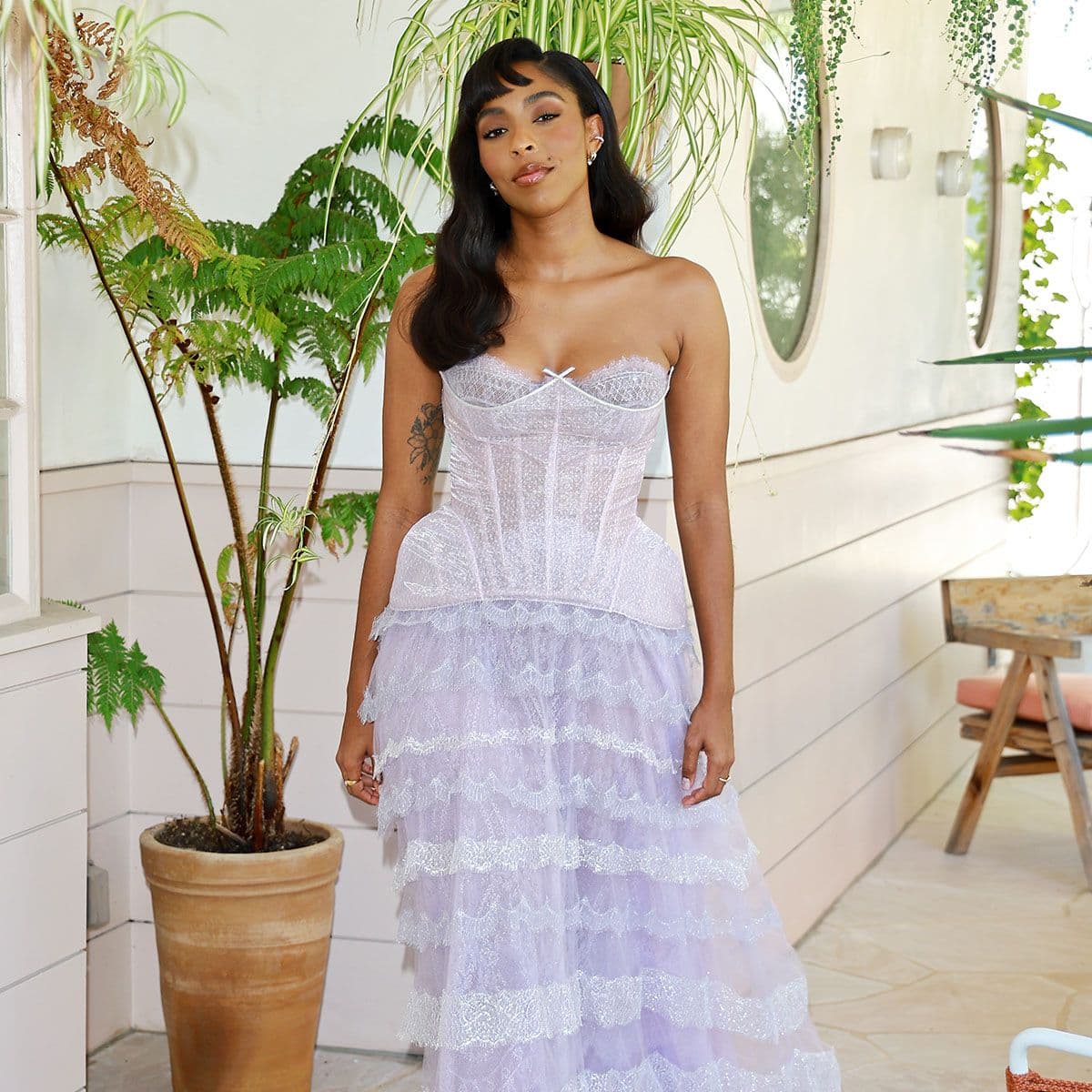Lavender Haze: Jessica Williams Stuns in Custom Honor Gown for Emmys Red Carpet