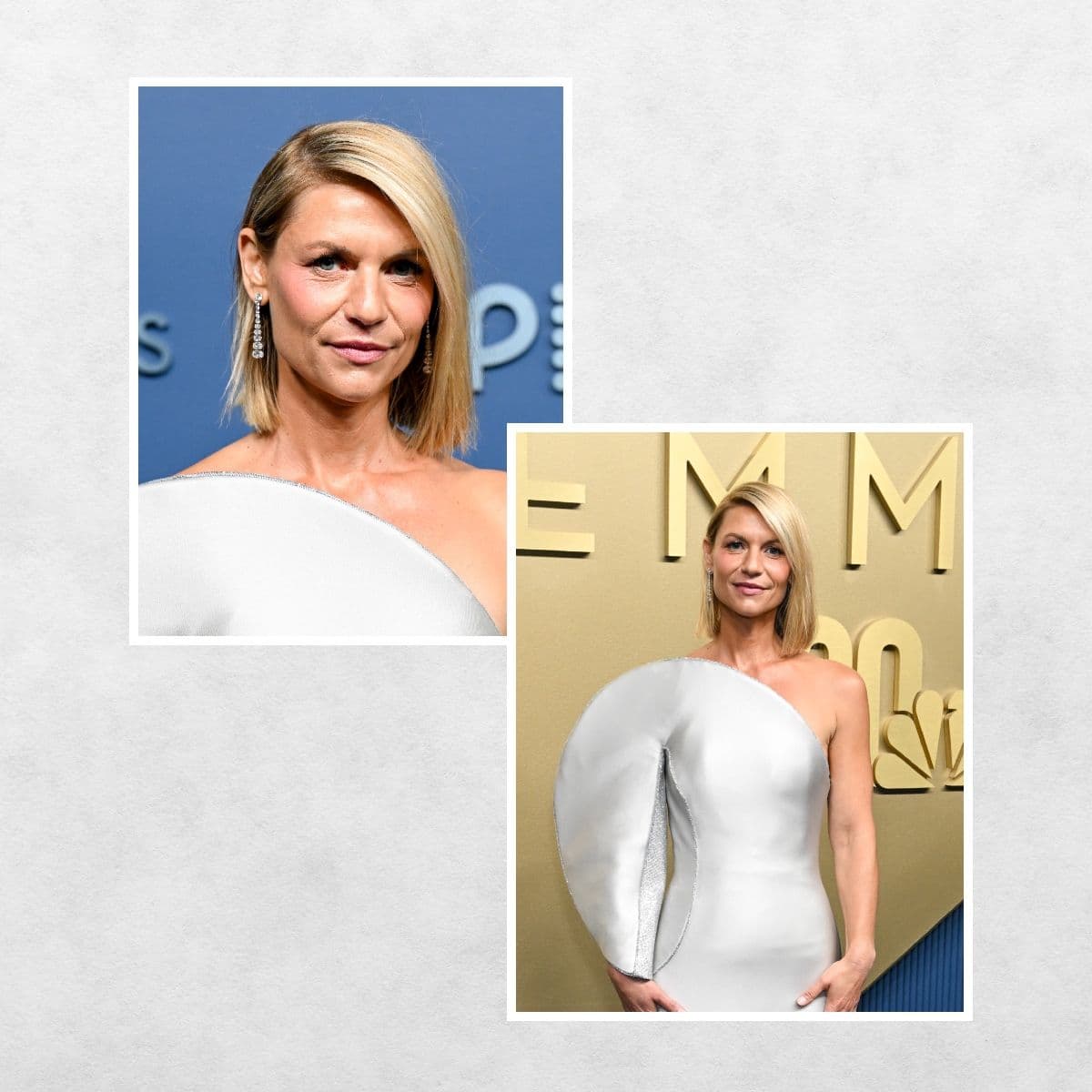 Claire Danes Just Made the Deep Side Part Feel Very 2026 at the Emmys Red Carpet