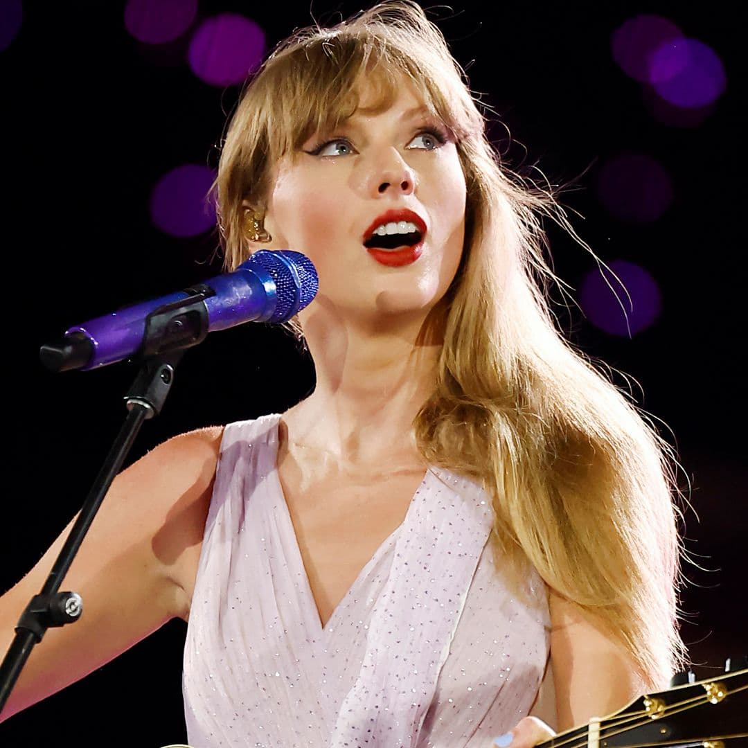 Forget Wedding White—Taylor Swift Just Entered Her Honeymoon Era In a Little Lavender Dress