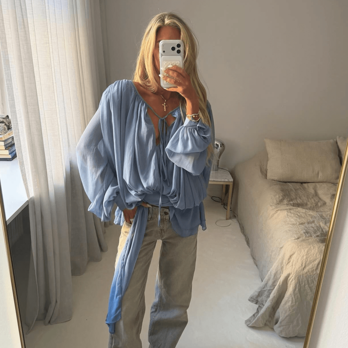  From Paris to NYC, This Is How Everyone Chic Is Styling Jeans This Summer 