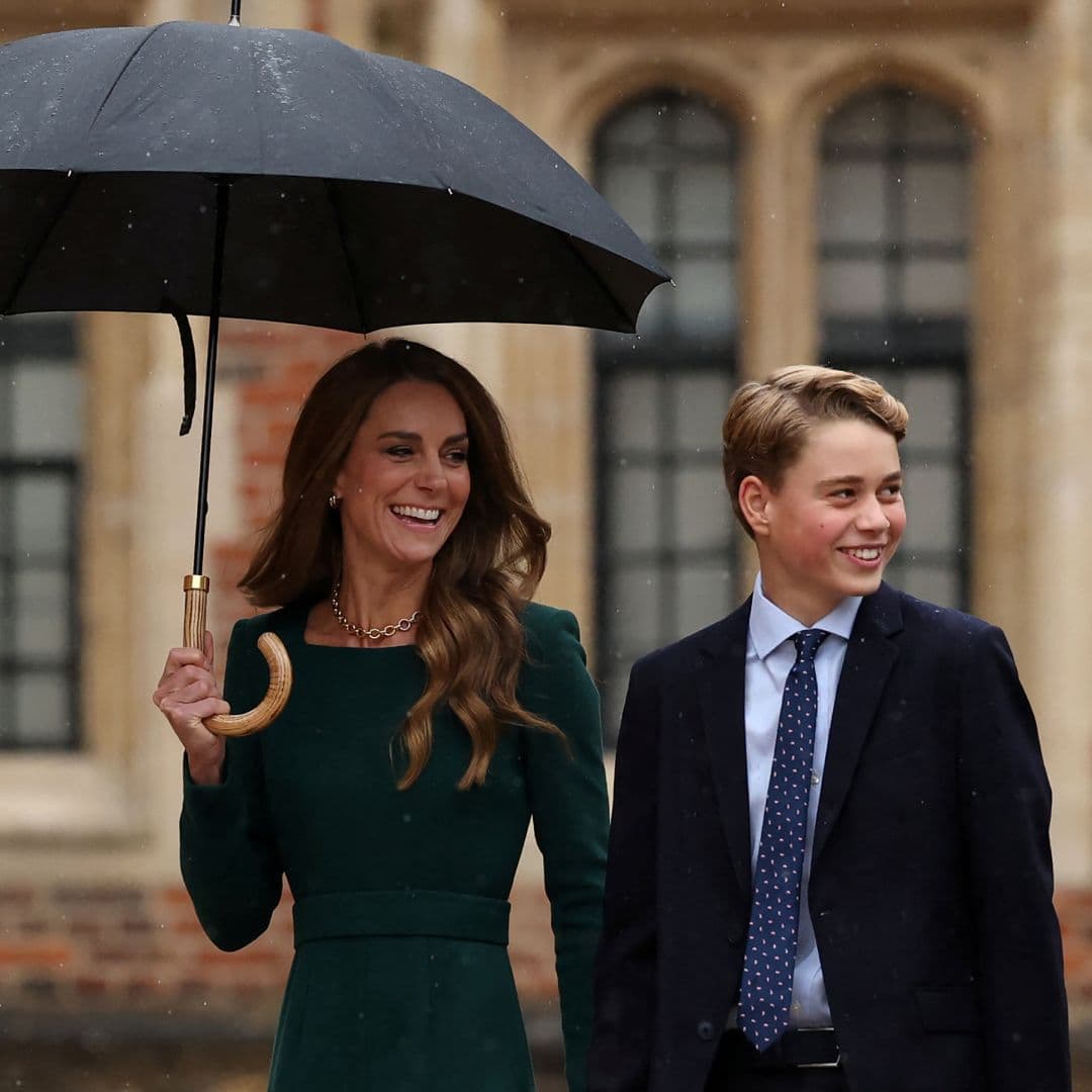  Prince William, Princess Kate and Prince George All Took the Same Fashion Risk For the Future King's First Day at Eton College 