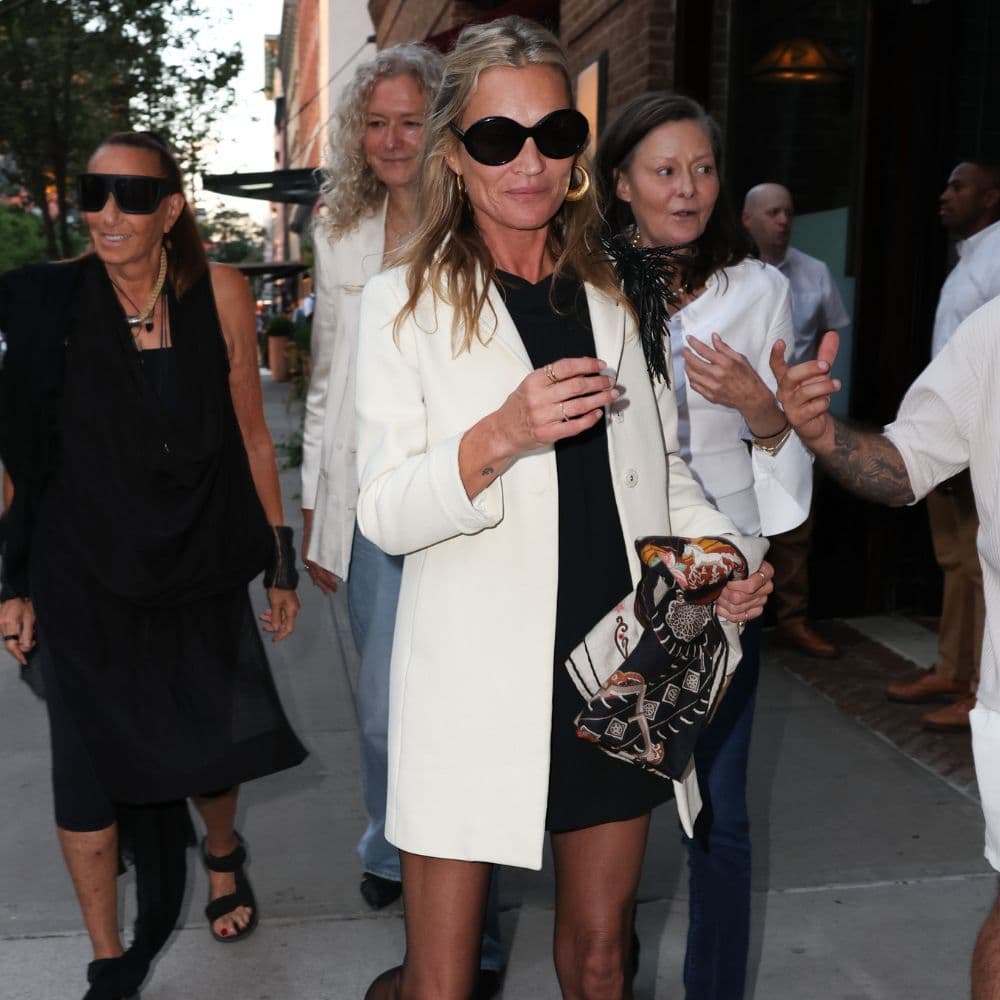  I Didn’t Think Tights and Ballet Flats Would Work—Trust Kate Moss to Make the Pairing Look French, Not Flat 