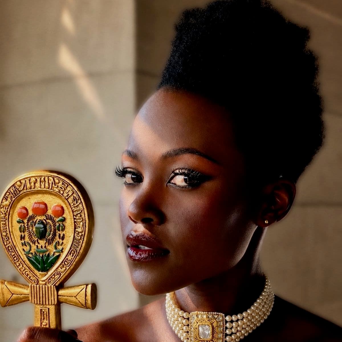  Lupita Nyong'o's Makeup Artist Takes Us Behind the Scenes of The Odyssey's London, Paris, and NYC Premieres 