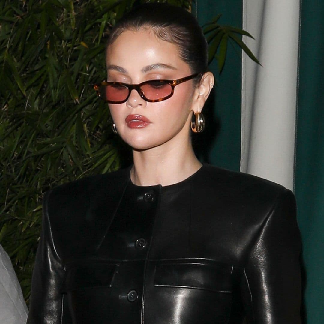 What Canadian Tuxedo? Selena Gomez Is All About Khaite's Double-Leather Look for Fall