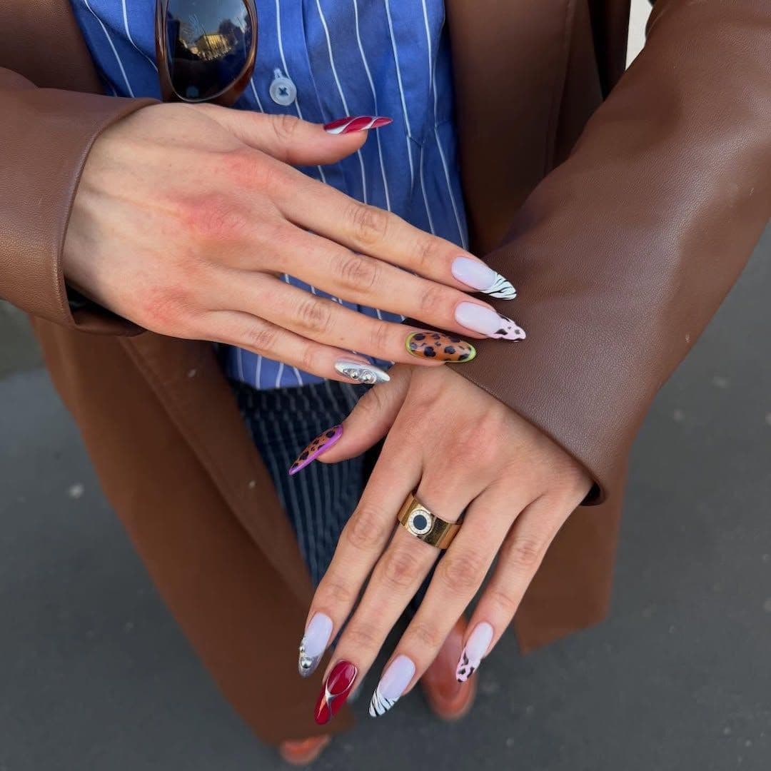  Hold Your Minimalistic Manicures—Animal-Print Nails Are About to Take Over Autumn 