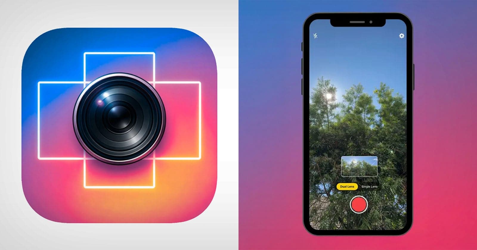 DualShot Recorder App Captures Vertical and Horizontal Video at the Same Time