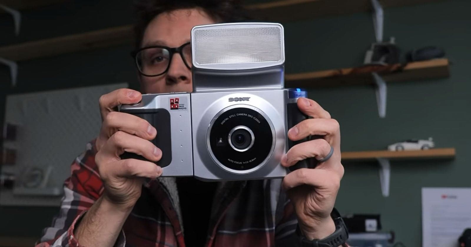 This Camera Has a Vertical Sensor, Huge Flash, and a Tedious Purpose