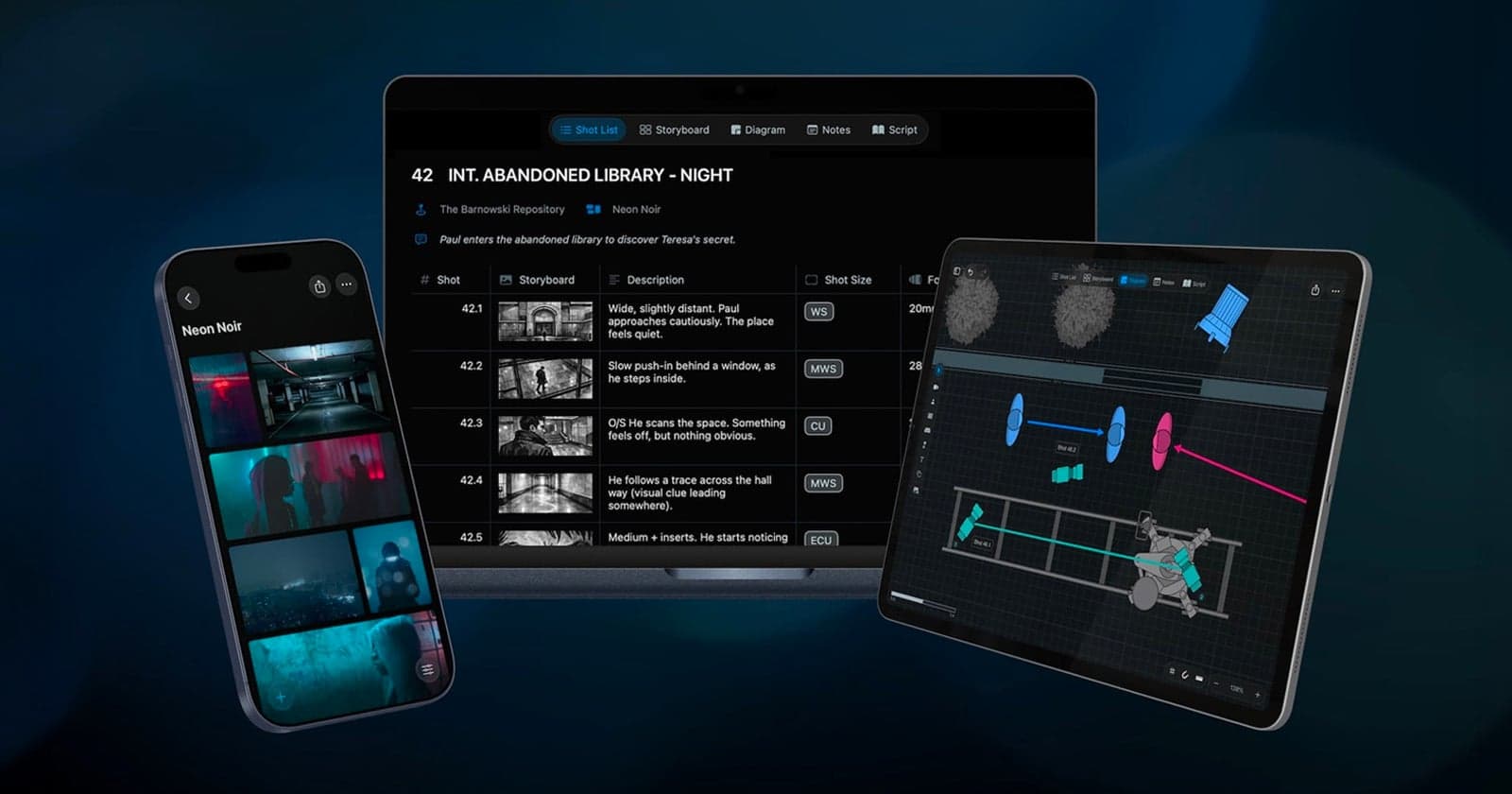 Cadrage Studio Combines a Bunch of Pre-Production Filmmaking Tools In One App