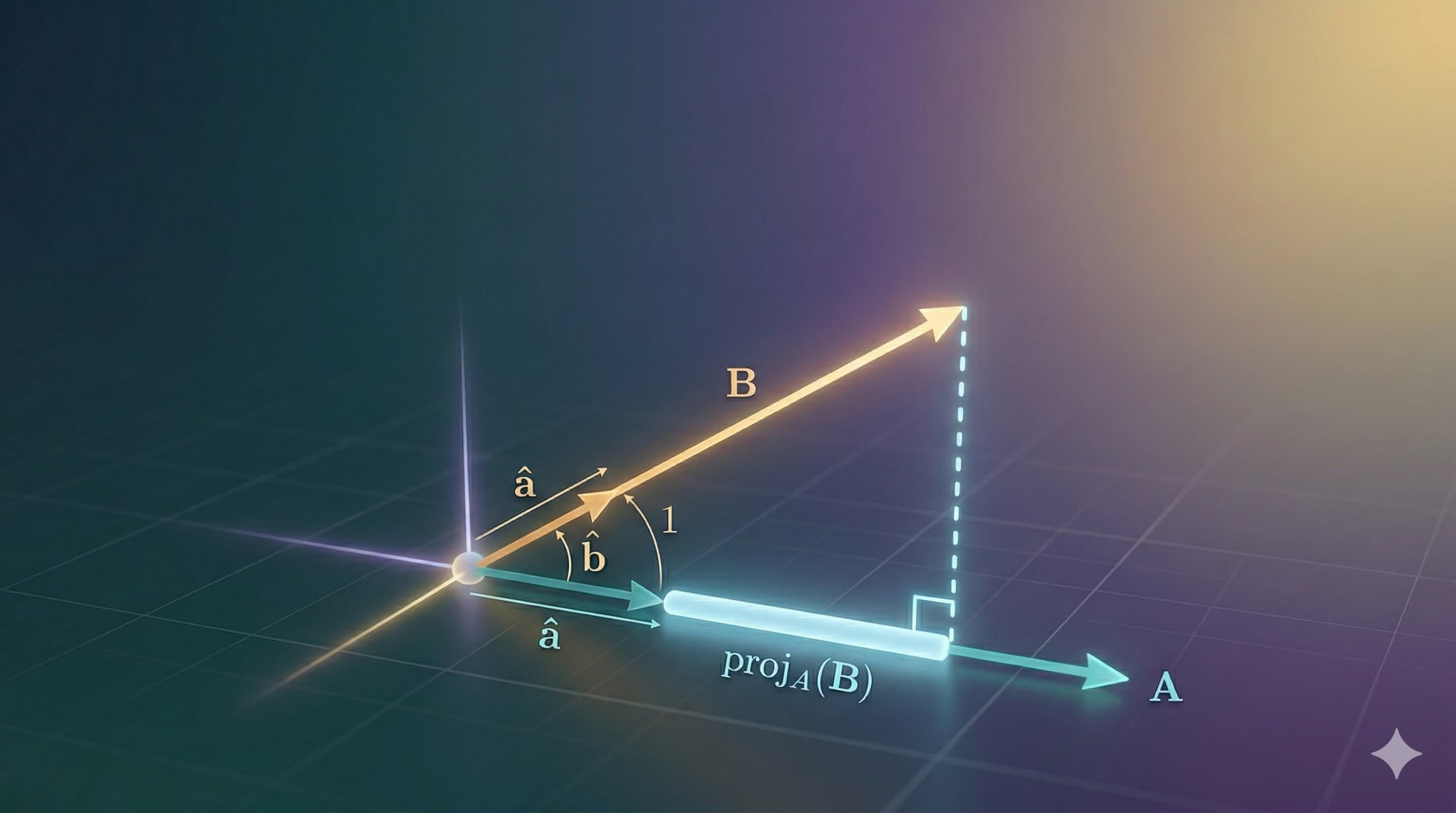 The Geometry Behind the Dot Product: Unit Vectors, Projections, and Intuition