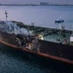 Iranian Missile Strikes QatarEnergy-Leased Oil Tanker In The Persian Gulf