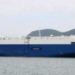 Fire-Damaged 72,255-GT Car Carrier Sees Temperature Rise In Panama Waters