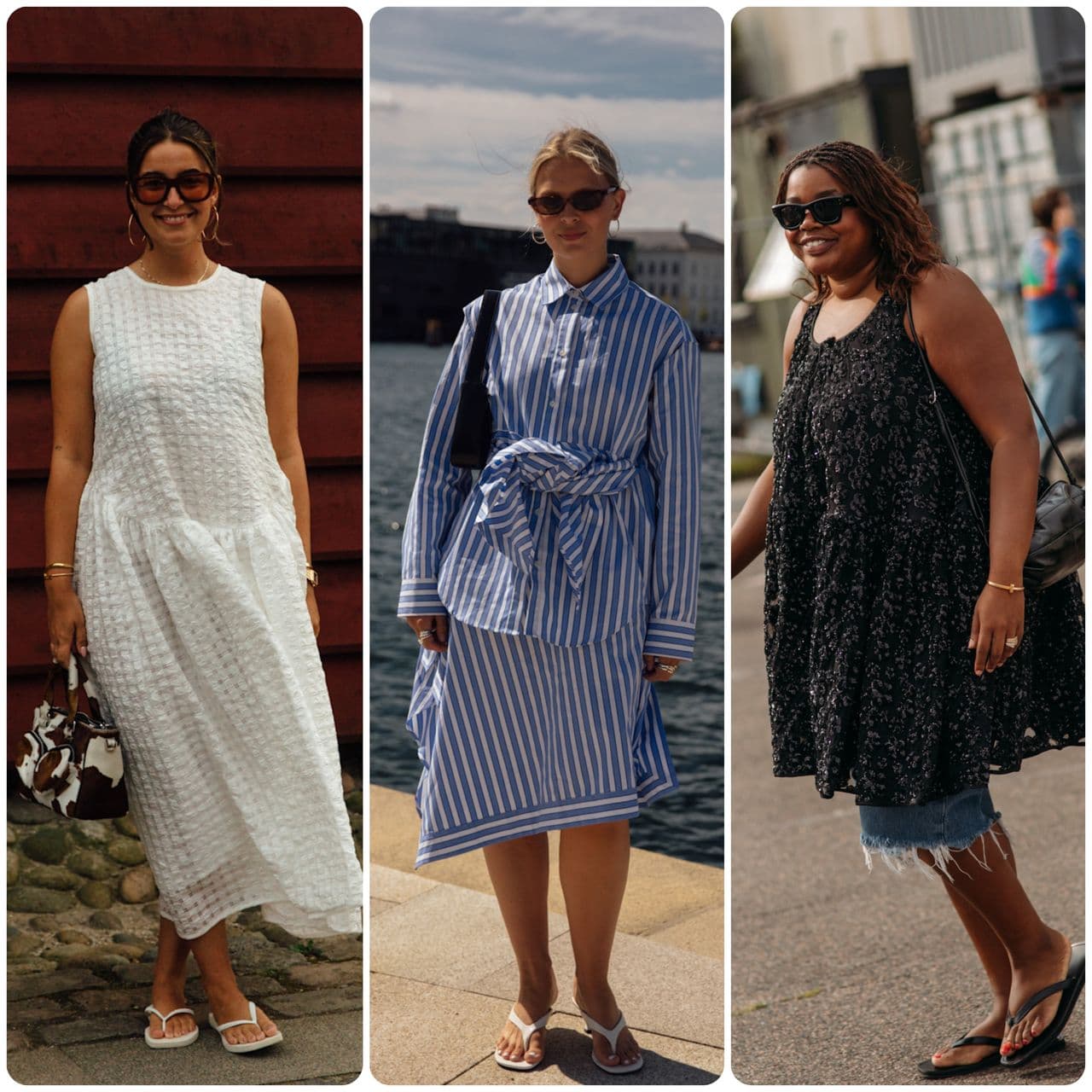 Thong Sandals and Summer Dresses Are the Outfit Formula Taking Over NYC