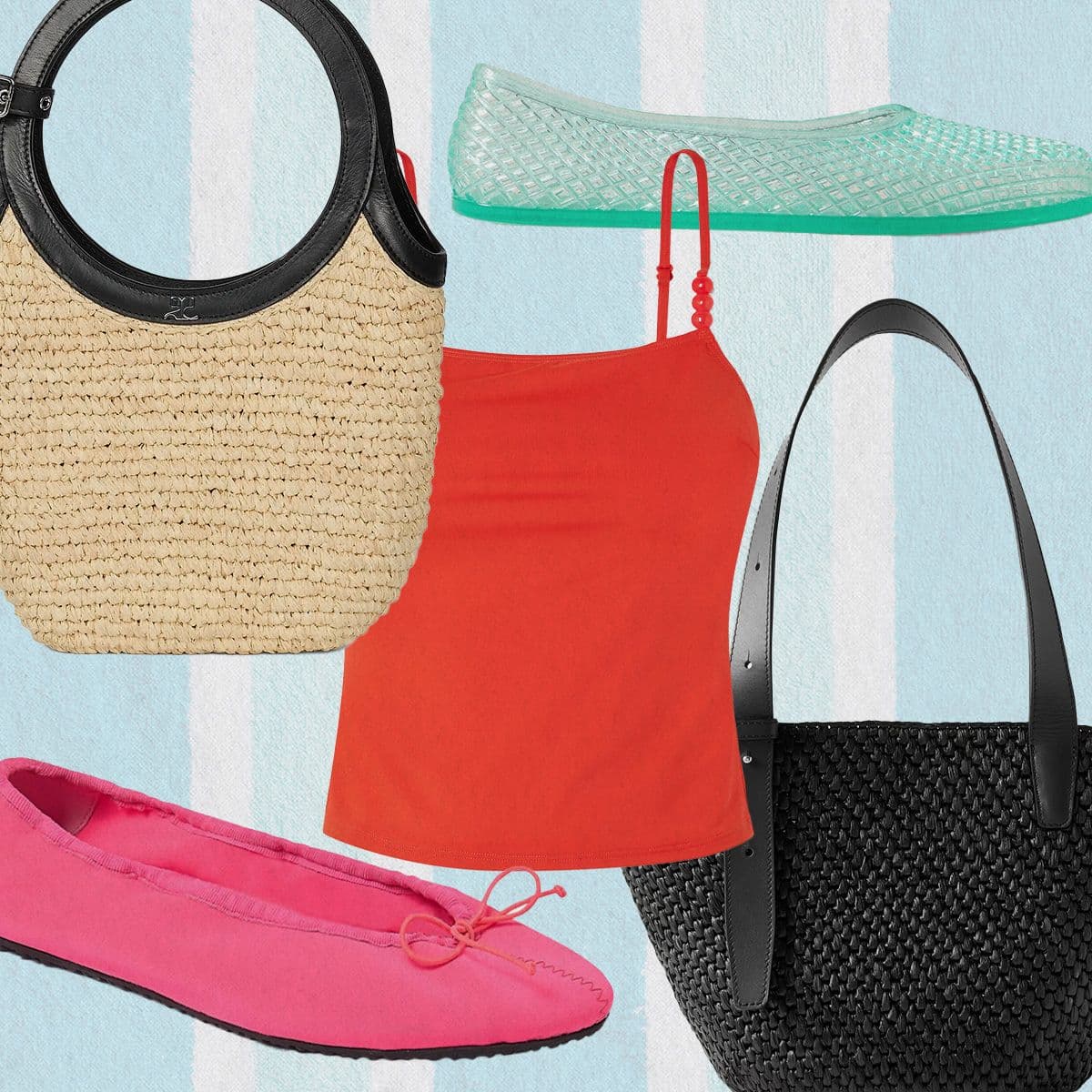 Colorful Shoes! Woven Bags! Tankinis! 7 Fun Trends to Shop for Summer