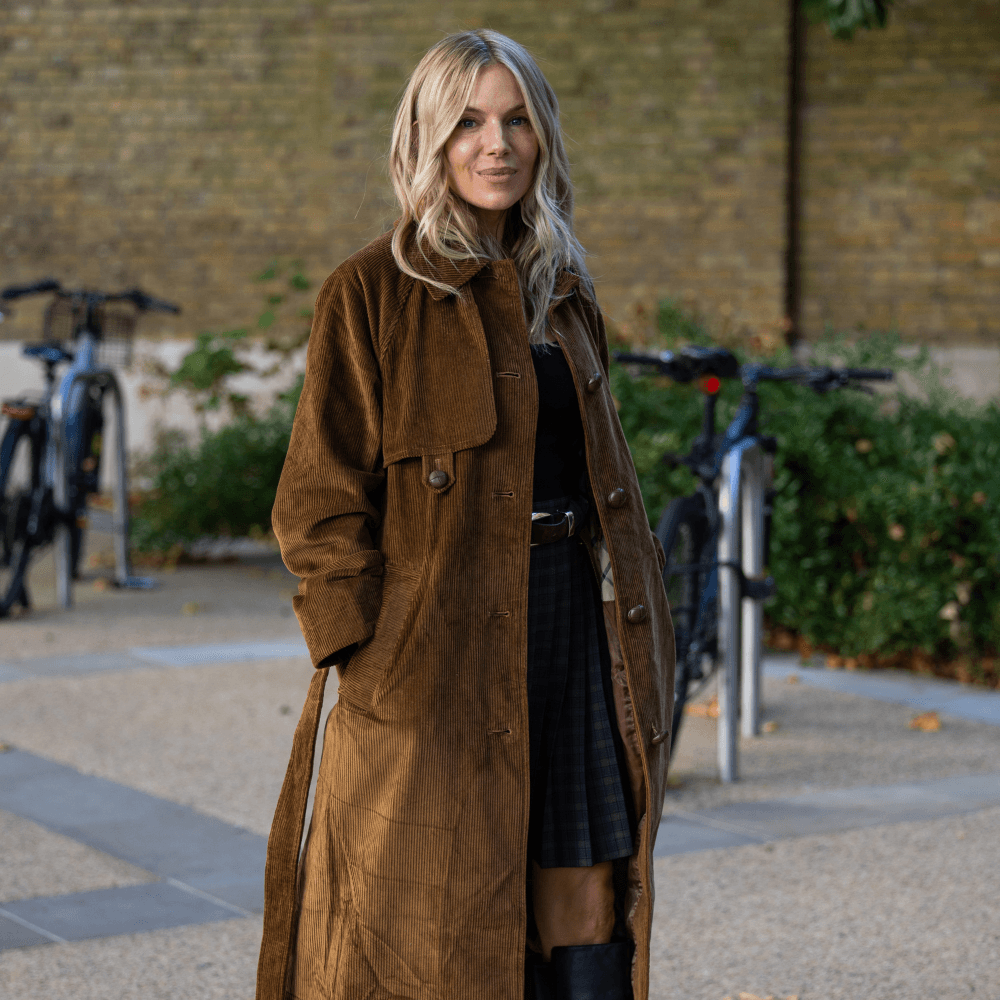 Sienna Miller's Already Wearing Autumn’s Coolest Coat Trend