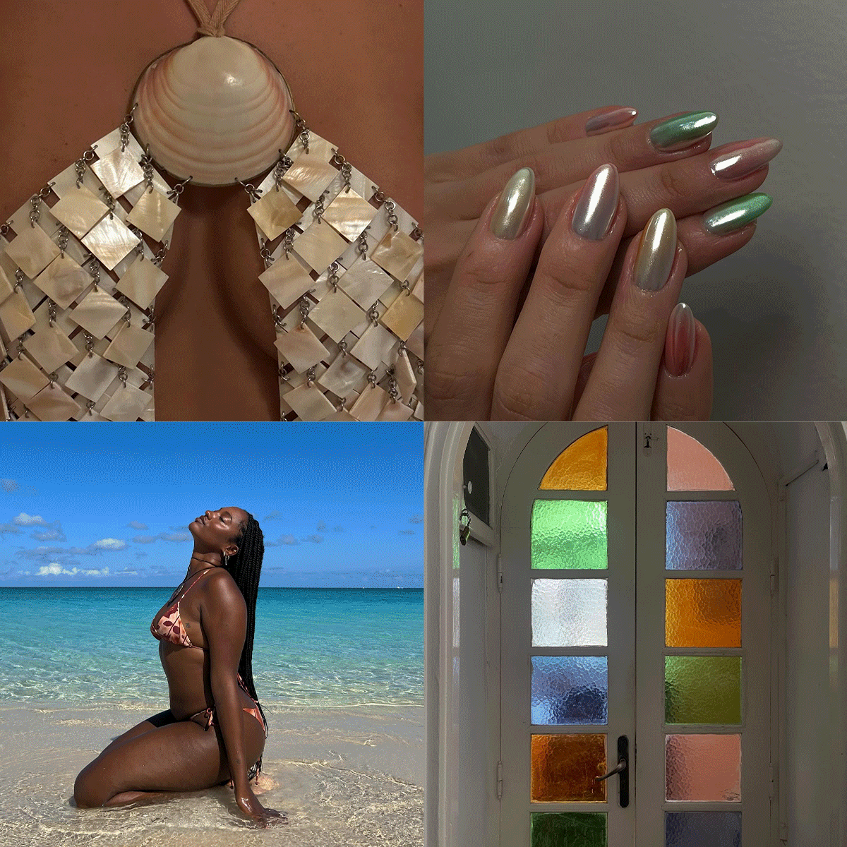From Chanel Runways to Kylie Jenner, the Chicest Individuals Are Wearing Seaglass Nails This Summer