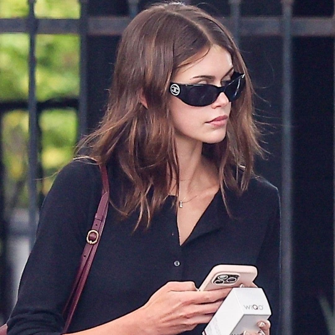 Only Kaia Gerber's Chanel Maxi Flap Bag Could Make $140 Ugg Boots Look So Sharp