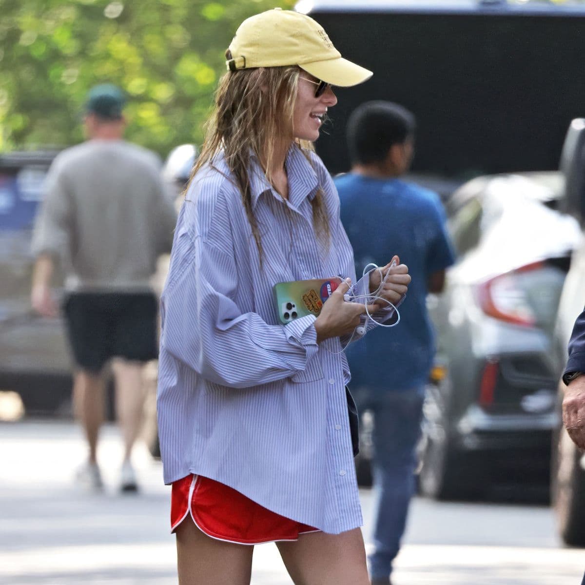 Not Sneakers—Chic Girls in L.A. Are Styling Athletic Shorts With This Cooler Shoe Instead