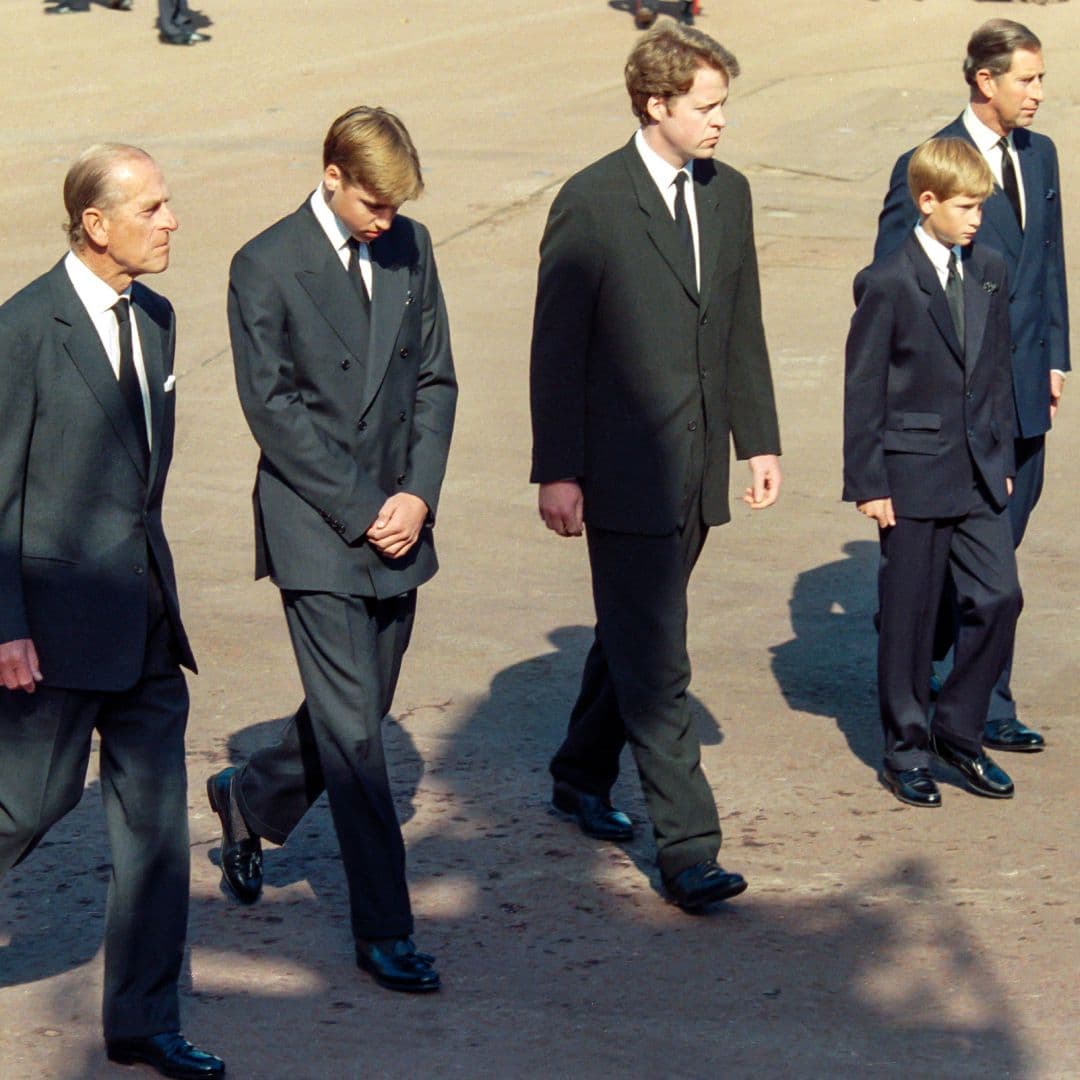 Why Prince Philip "Overruled" King Charles at Princess Diana's Funeral, Leaving The King Looking "Pained but Capitulated," Per Earl Spencer's New Book