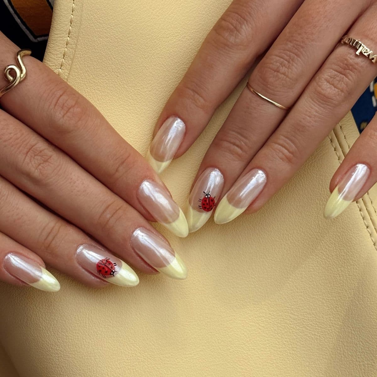 Yellow Chrome Nails Are My Latest Fixation—8 Ideas to Try Right Now, From Lemon Glaze to Butter French