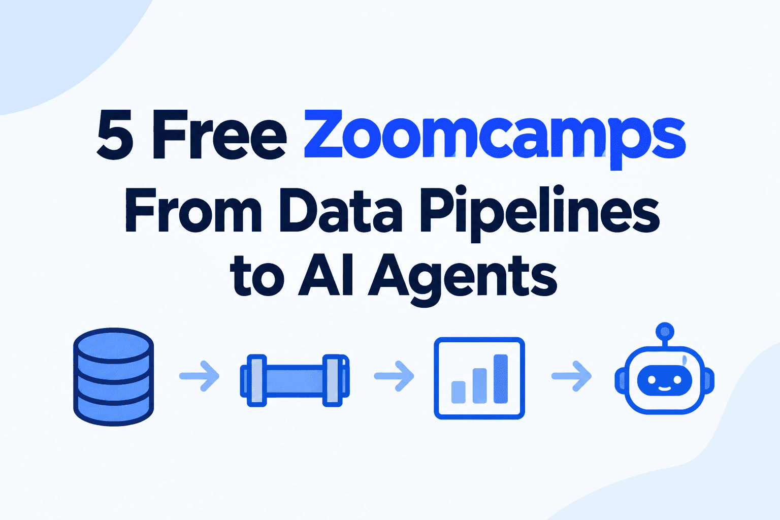 5 Free Zoomcamps From Data Pipelines to AI Agents
