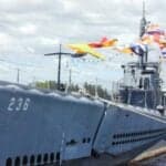 WWII Submarine USS Silversides Enters Dry Dock For First Time In Over 50 Years