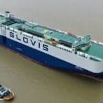 World’s First 10,800-Vehicle Car Carrier Equipped With 200-kW Solar Power System Delivered
