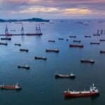 Oil & Gas Tankers Cross Strait Of Hormuz Via Route Near Omani Coast